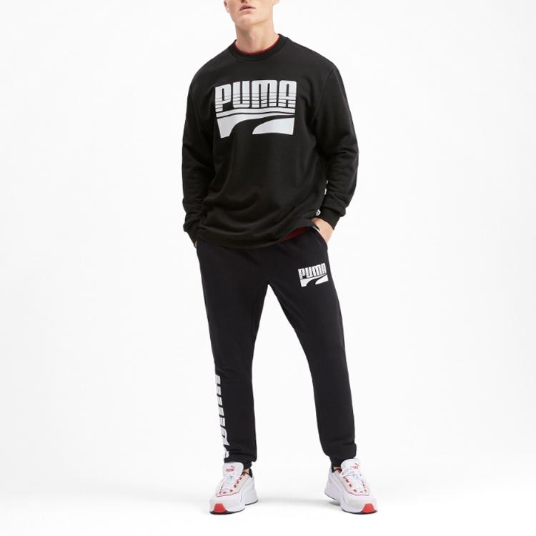 PUMA Rebel Bold Logo Sweater 'Black' Men's 580905-01