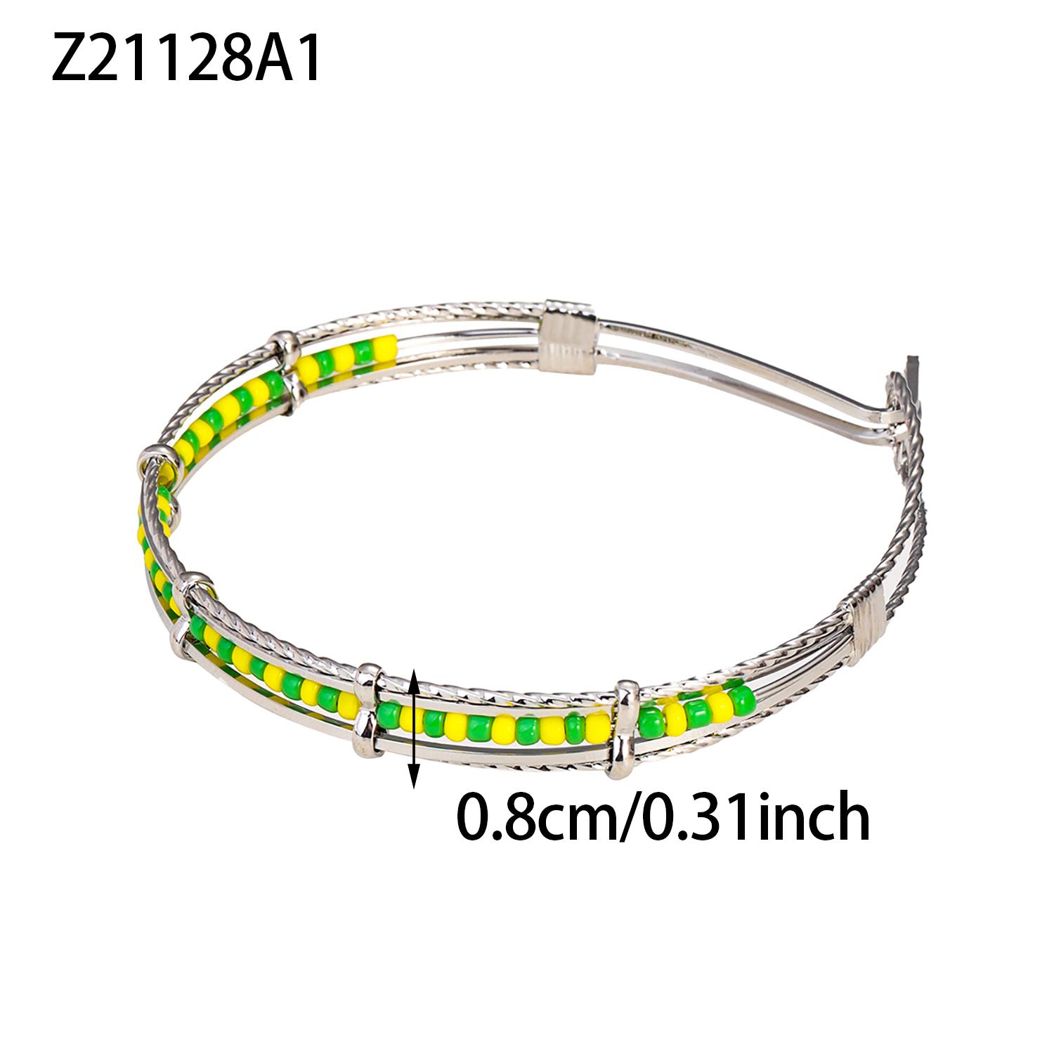 

CARLIDANA Latest New Trend Stainless Steel Jewelry Red and Black Color Orula Beads Bracelet Unisex Lucky Amulet Bangle For Women