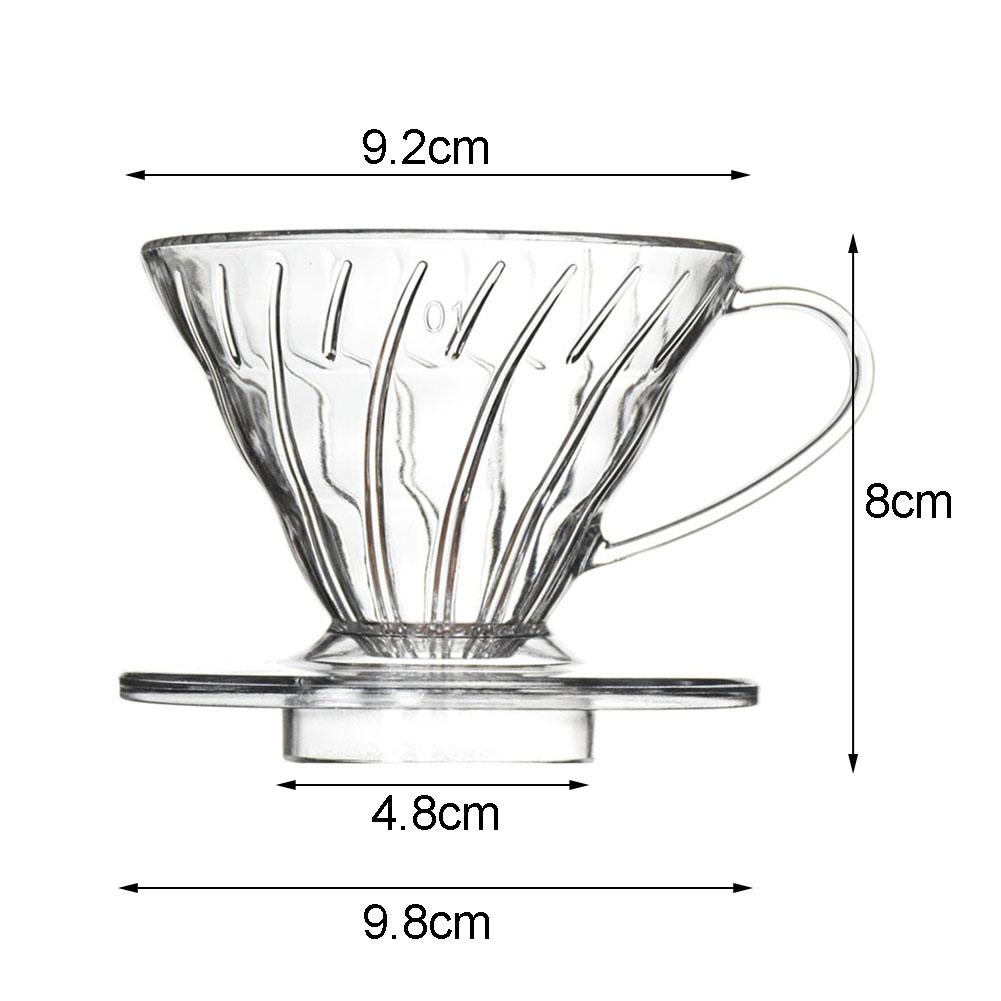 

Kitchen Appliances Coffee Filter Pot Coffee Accessories V02 Coffee Filter Pot Coffee Funnel Filter Transparent V01