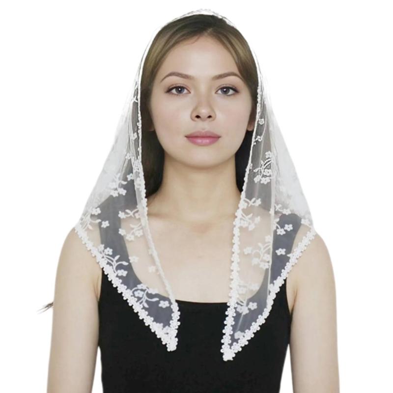 

Elegant Black Mesh Scarf With Rose Flower Headscarf Hairpeices Turban Headwear Headwear Fashion Accessory For Women белый