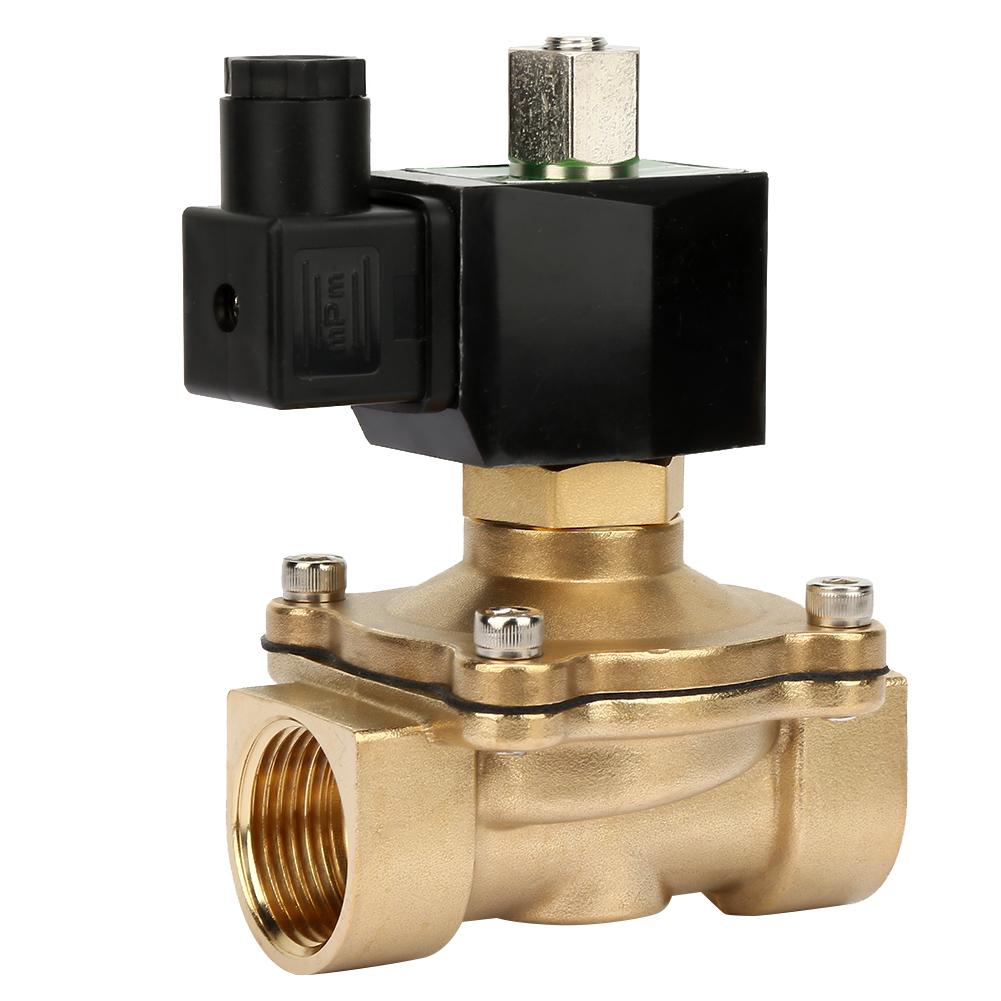 Fluid Controller G1  Electric Solenoid Valve DN25 NC Brass Electromagnetic Valve(DC 12V)