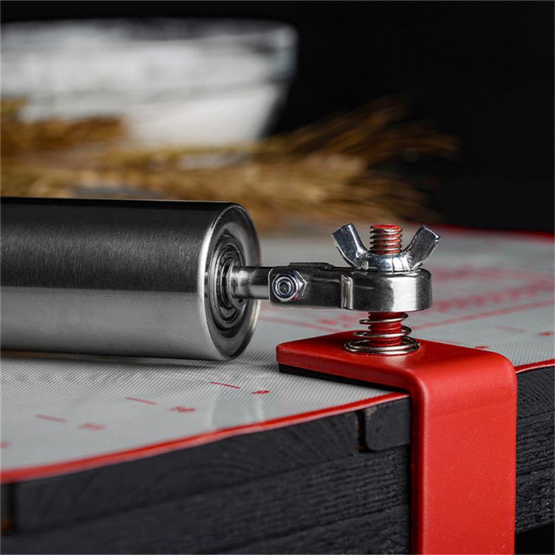 Metal Stainless Steel Rolling Pin Durable Pie Fondant Cake Kitchen Accessories