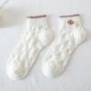 5 Pairs of Ladies Summer Cotton Lovely Shallow Mouth Short Boat Socks