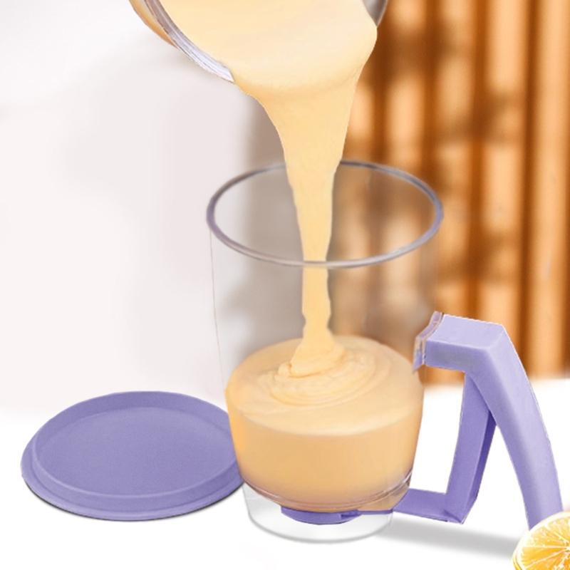 Plastic Batter Separators with Squeeze Handle and Measuring Marks Accurate Batter Distribution for Home Baking Use