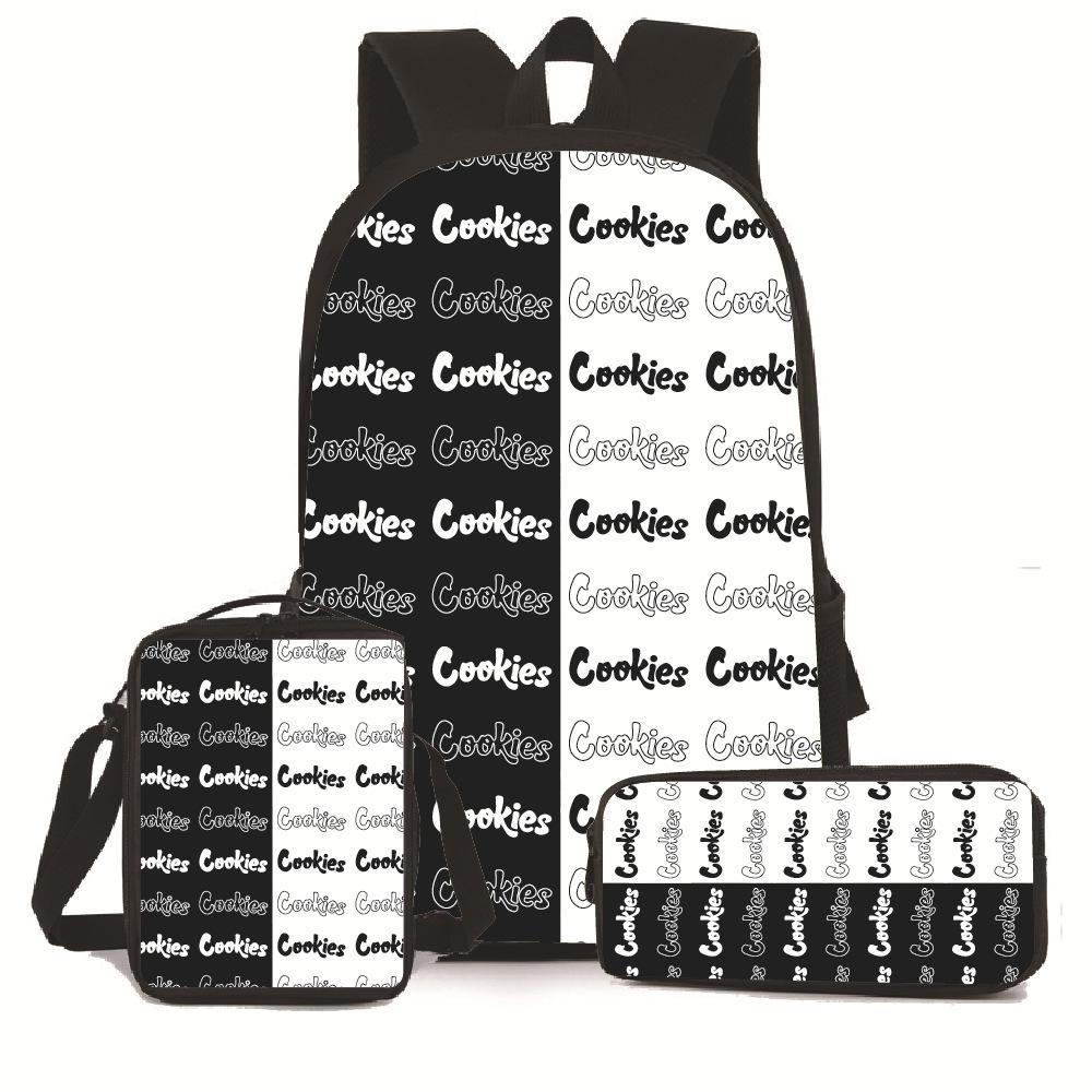 Cooking Peripheral Backpack Travel Bag Computer Bag Shoulder Bag Pencil Bag Backpack Set