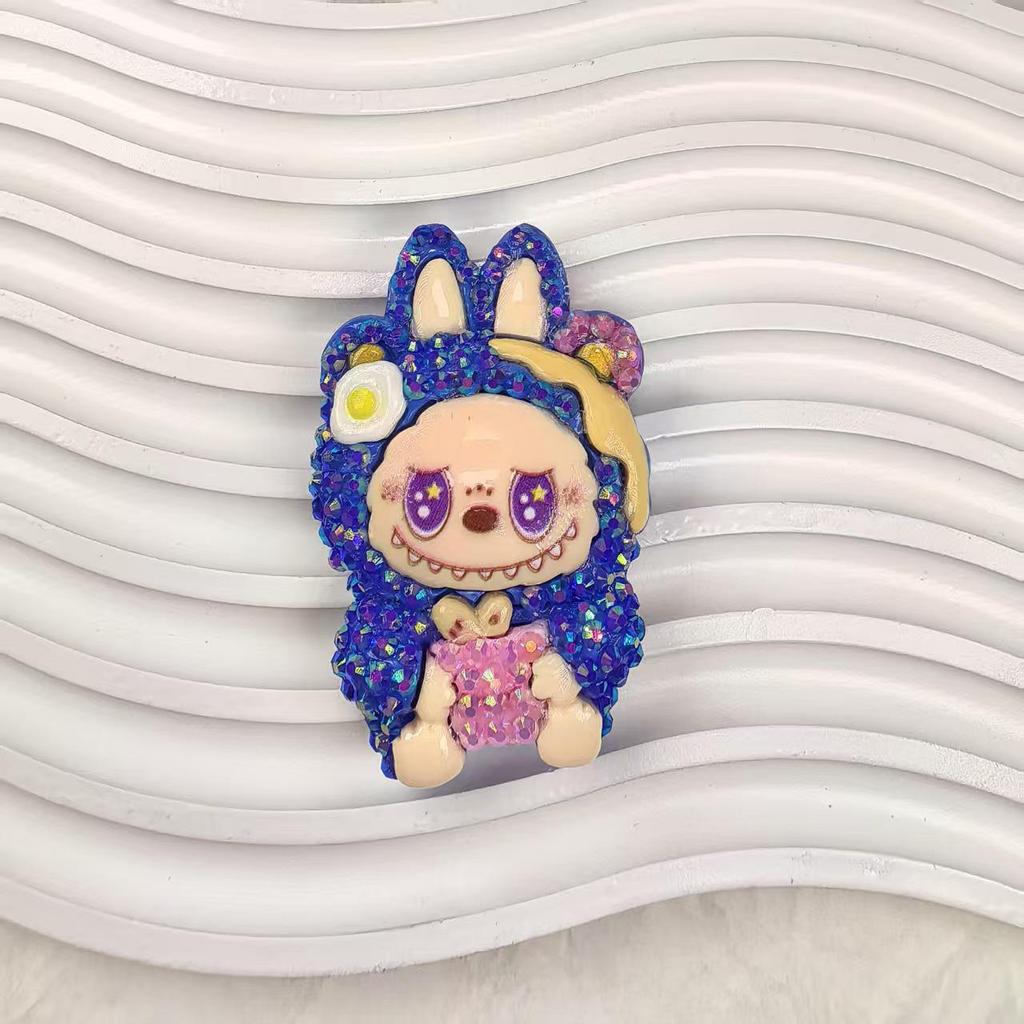 DIY Resin Cartoon Pearl KT Cat Accessories: Phone Case, Patches, Luggage, Water Bottle & Stationery Decor Materials