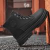 Autumn and winter high-top Martin boots men's British wind locomotive shoes men's casual boots white men's boots