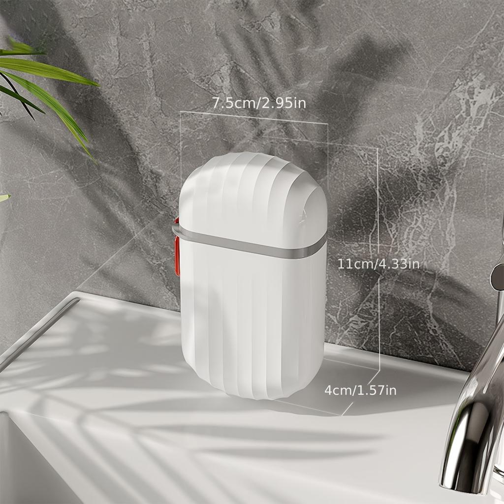 Soap Box Travel Portable Mini Soap Box Sealed Draining with Lid Soap Box Transparent Light Luxury Premium Soap Dish Ceramic