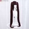 Anime Vanilla Chocola Cosplay Paruka 100 cm Dlouhá Vanilla Světle Růžová Chocola Tmavě Hnědá Tepelně Odolná Syntetická Vlasová Paruka
