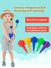 Receiving Ball Sensor TrainerThrowing Catching Game Set Outdoor Toy Catching Set Children's Hand Eye Coordination Training