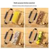 1/2Pcs Clear Airtight Noodle Storage Box With Snap Lock Lid Stackable Food Container For Pasta, Grains & Dry Goods
