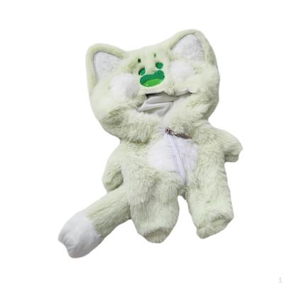 Ubranka dla lalki 20cm DIY Zabawka Pluszowy kombinezon w kształcie kota Prezent Akcesoria Miękka moda
