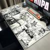 Beliebte Anime Mauspads PC Computer Gaming Zubehör Vinland Saga Große Schreibtischunterlage Naturgummi Mauspads Gamer Tastaturmatte
