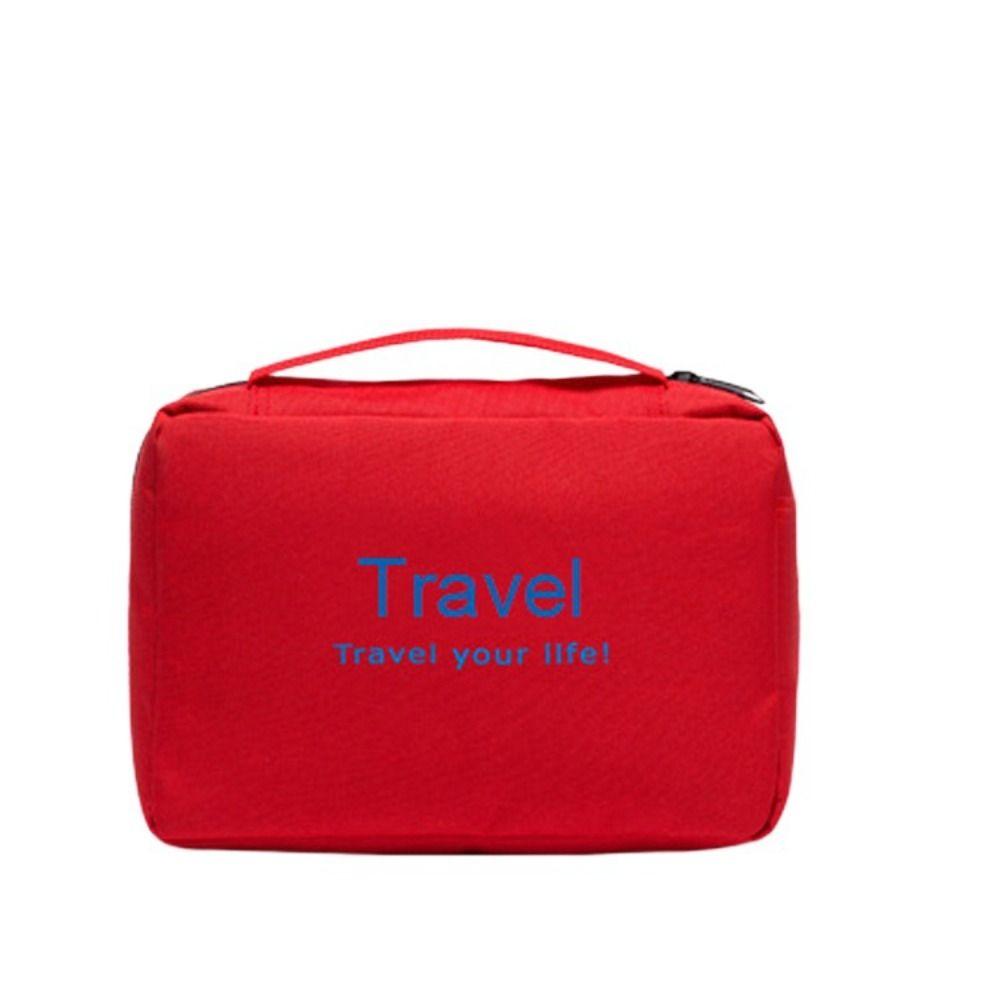 Haken-Typ Kosmetik-Toilettenartikel-Tasche Oxford-Gewebe Aufbewahrung Waschtasche Tragbare Hängende Toilettenartikeltasche Zuhause