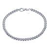 Silver Plated 4M Hollow Bead Bracelet - European & American Style Korean Fashion Bracelet