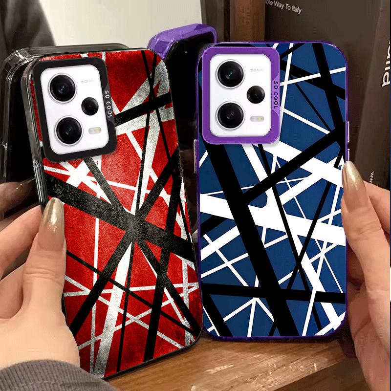 Eddie Van Halen Graphic Guitar Shockproof Phone Case for Xiaomi Redmi Note 15 14 13 12 Pro Plus 11 11S 11T 5G Cover Anti Fall Fu