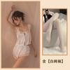 Sex Underwear Lace Set Passion Suspender Pajamas Uniform Transparent Ice Silk Thin Sao Temptation Two-piece Set