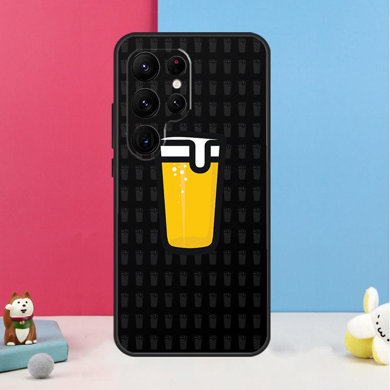 

Beer Cup Case For Samsung Galaxy S26 S25 Ultra S20 S21 S22 S23 S24 Plus S10 S25 FE Back Cover Shell Galaxy S21 Plus
