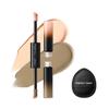 Highlight Cheek Contour Nose Shadow Natural Dimensional Slimming Face Makeup Salmon Beige & Double-Ended Multi-Stick Multi-Stick,