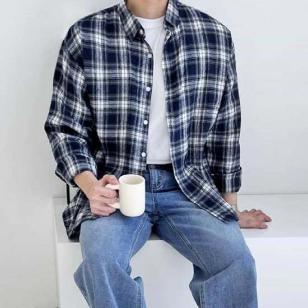 Limid Men S claSSic Check Pattern ButtOn Shirt On Sha Qwfp3aeo
