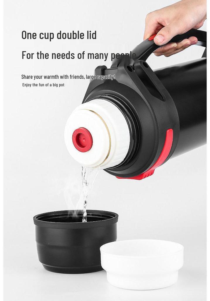 Portable Insulated Stainless Steel Thermos for Travel, Outdoor Sports, and Car - Large Capacity Cold Water Bottle