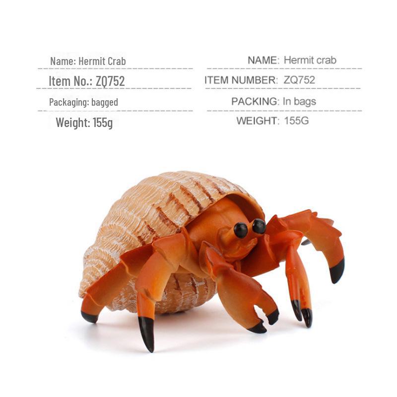 Cross-Border Marine Simulation Toy: Crab & Lobster Models for Kids