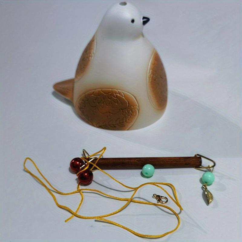 1 Pc Exquisite Resin Bird Wind Chimes Pendant for Independent Station - Enhancing the Beauty of Garden and Home Decor
