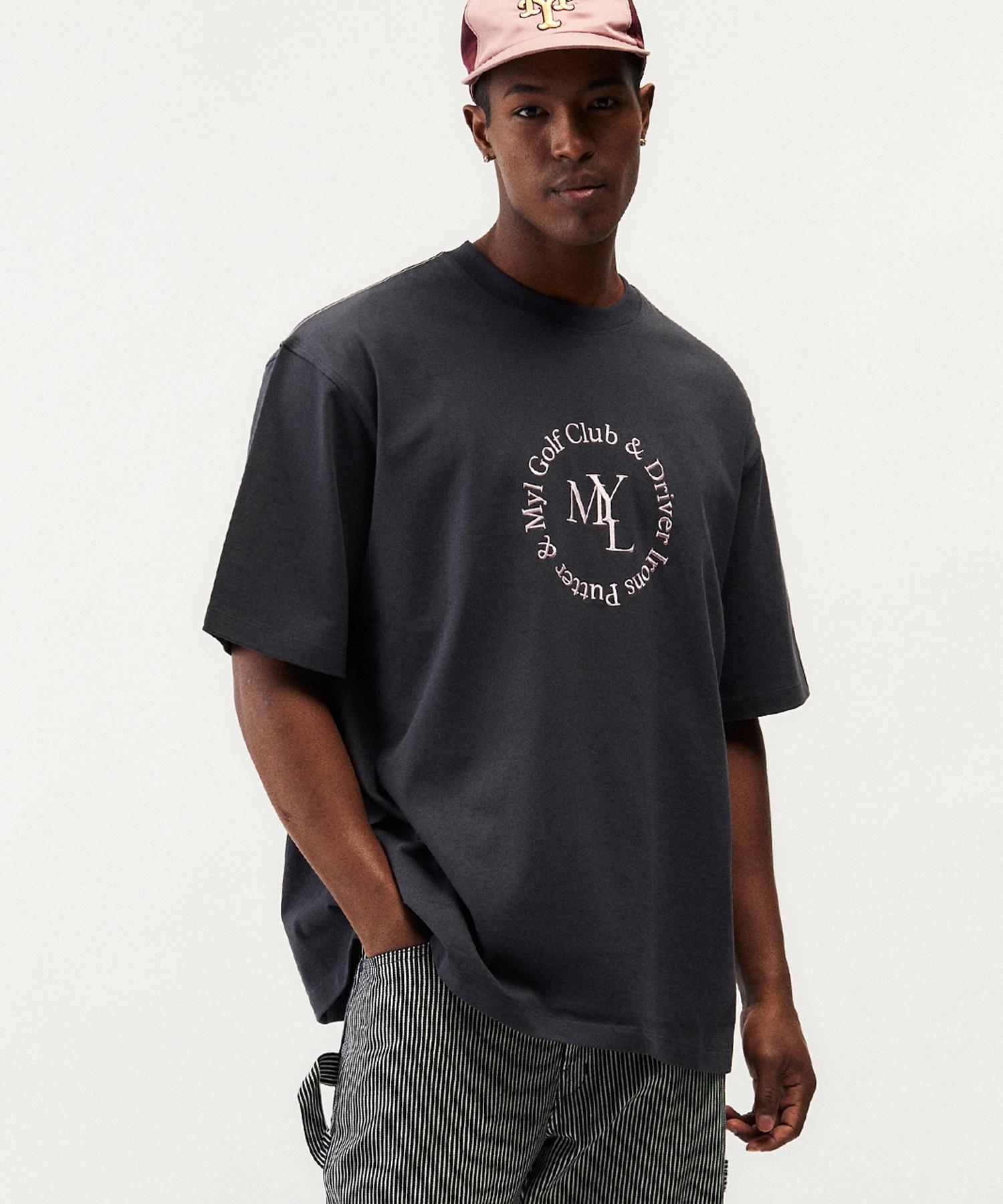 Mayol Myl Short Sleeve Crew Neck_Fade Black Note/Xl