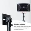 35mm Metal Tripod Pole Mount Rotatable DJ Speaker Stand Adapter Tripod Holder Mounting Base Mic Stand Bracket Adapter
