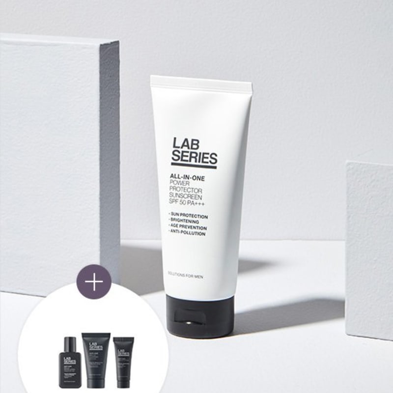 

[Lab Series] Солнцезащитный крем-протектор «Все в одном» SPF50 PA+++ 100 мл (Включены: Max LS Водный лосьон 30 мл + Очищающее средство 30 мл + Лосьон 20 мл)