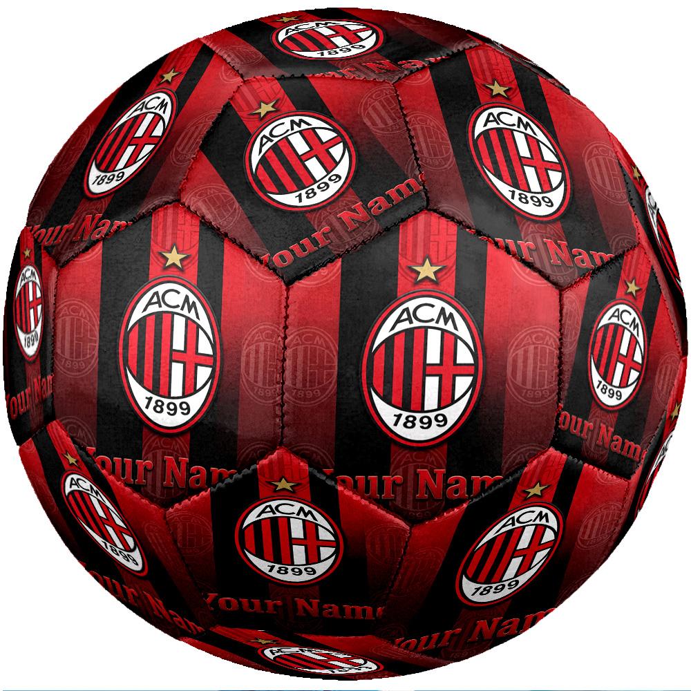 AC Milan Fashion Size 5 Football Wearproof Non‑Slip Soccer Ball For Sports Training Entertainment Use