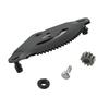 Replacement Steering Sector Plate with Pinion Gear For for 7171550F 7171550 Metal Material 3 Mounting Accessories For for Repair