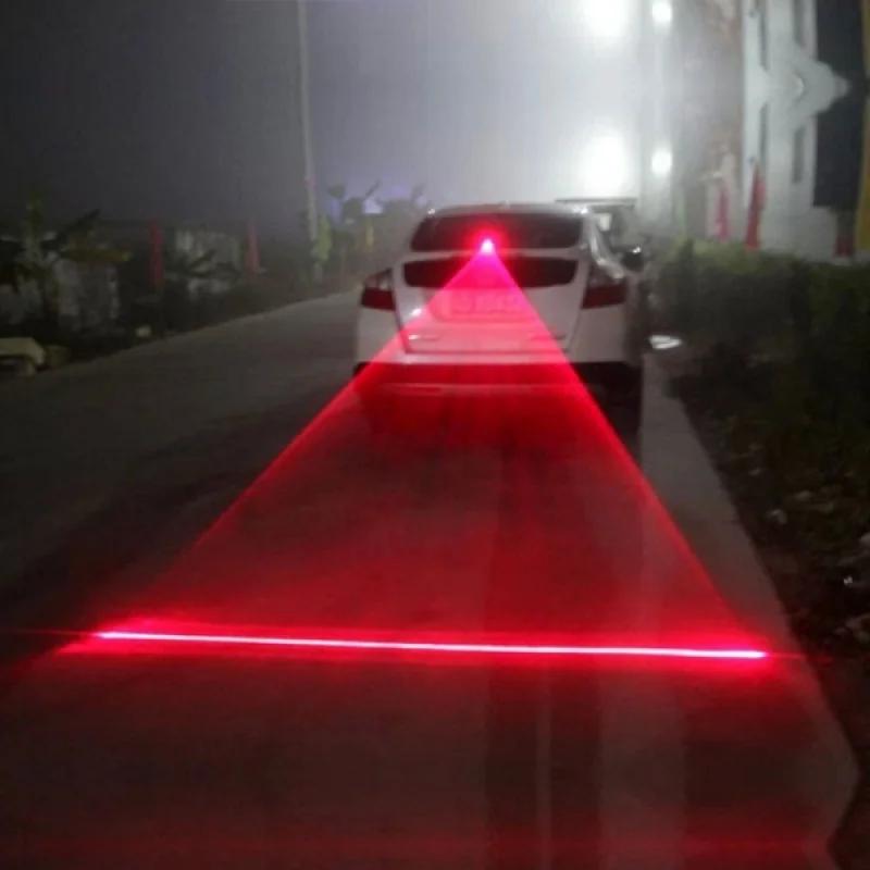 Auto Auto LED Laser Nebel Licht Fahrzeug Anti-Kollision Rücklicht Bremse Warnung Lampe Cool Anti-Kollision Auto Ende Hinten Schwanz Nebel