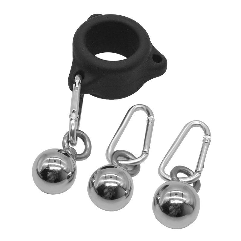Sex Toys Silicone Penis Ring Hanging Ball Flexible Penis Extender Delay Ejaculation Training Cock Ring Sleeve Adult Product Male Sex Toys