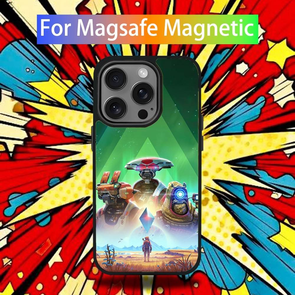 

No M-Man s S-Sky Voyagers Phone Case For iPhone 17,16,15,14,13,12,11,Pro,Max,Plus,Mini,SE4,E Magnetic Magsafe Wireless Charging iPhone14