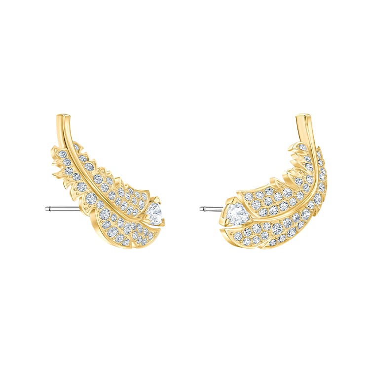 Swarovski Idyllia Gold Plated Stud Earrings Women's 5505623