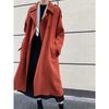 Fall Draped British Style Loose Long Over The Knee Fashion Casual 3 Colors Trench Women Coats