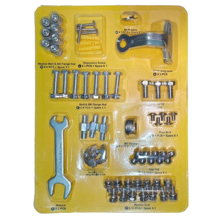 

Replacement Hardware Bolt Nut Set for Patio Heater Outdoor Space Heater Accessories For Patio Heater Wind Resistant 1