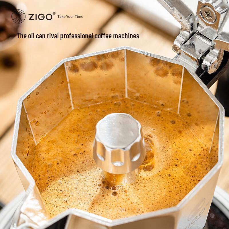 Zigo Dvojventilový italský moka konvička