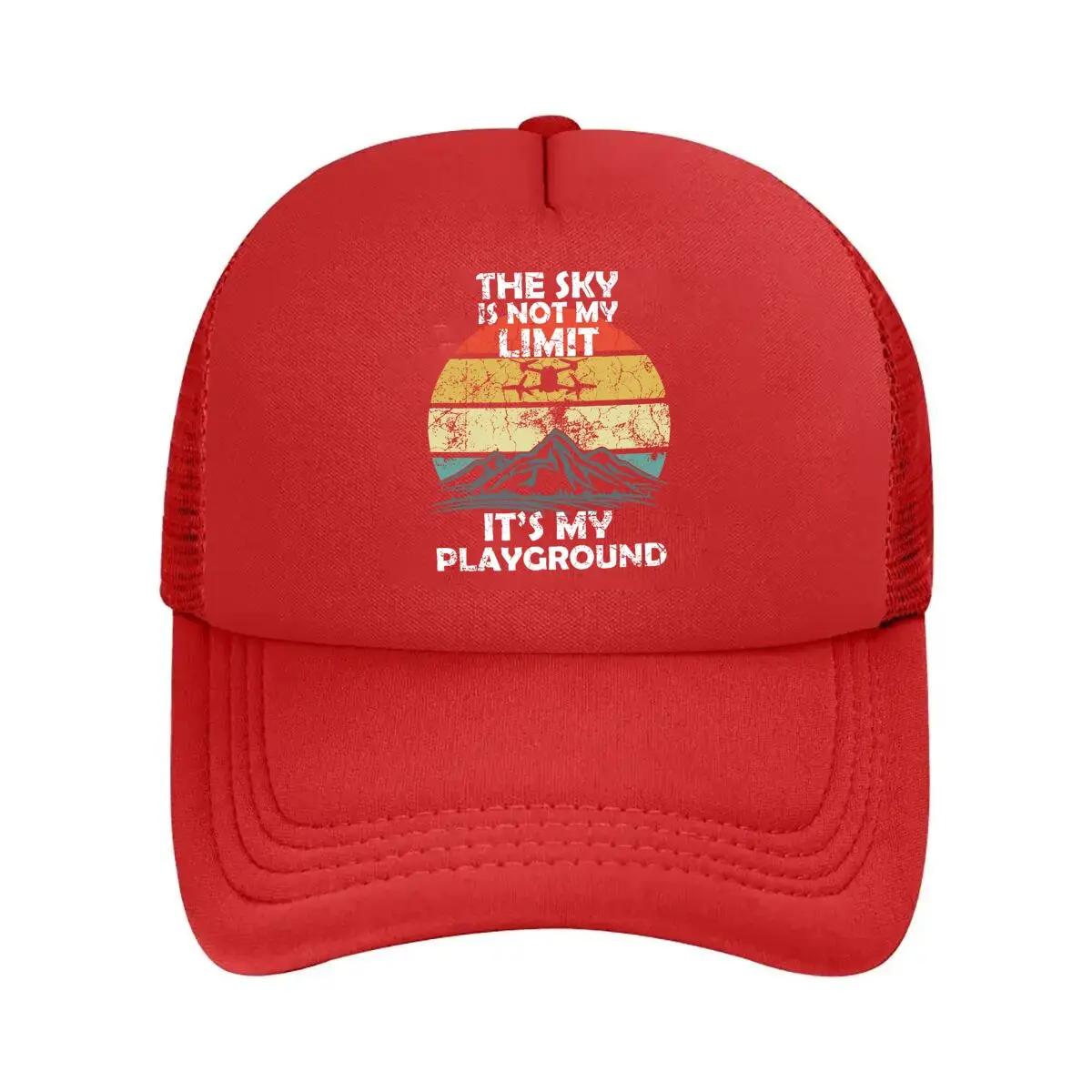 

Sky Playground Inspirational - Themed, Adventure Art Mesh Baseball Cap One Size