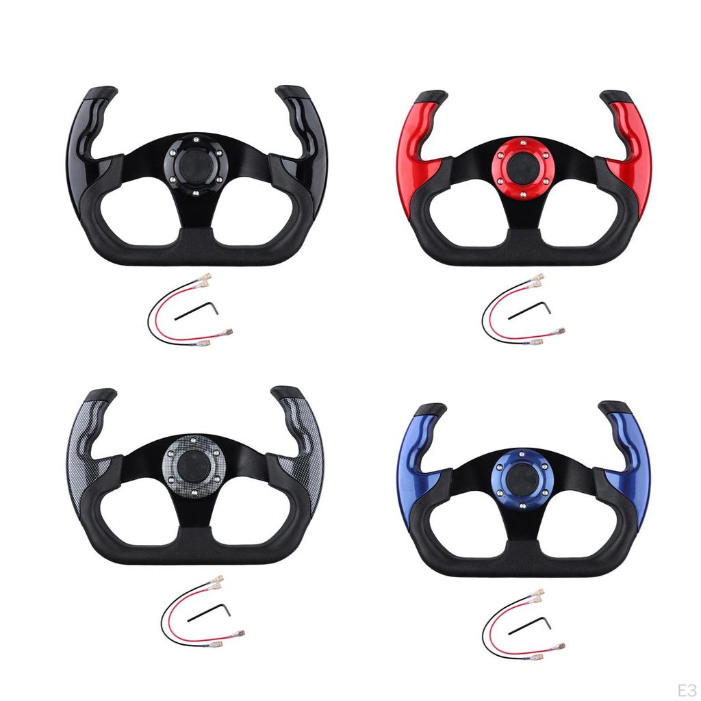 Car Steering Wheel 13inch High Performance Aluminum Alloy Comfortable Grip Auto Interior Accessories