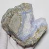 [N2 Stone Natural] Natural Mineral Blue Lace Agate Geode / Crystal | (31 | "One of a Kind" Approx. 398g, 96x81x47mm)