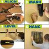 Hang It Perfect Picture Hanging Tool -36 Inch Leveling Tool for Frames,More Includes Claw Drywall Picture Hanger ,Thick It Framing Tools,Creative Art