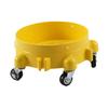 Heavy Duty Car Wash Bucket Dolly 5 Wheel Swivel Rolling Cleaning Stand for Garage Detailing