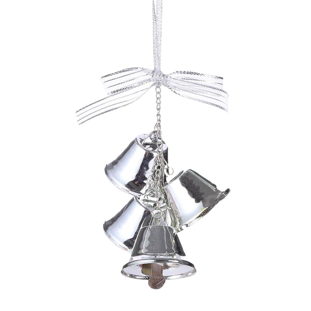 Crisp Sound Xmas Tree Pendant Creative Door Hanging Bell Gifts Retro Windbell Entrance Porch