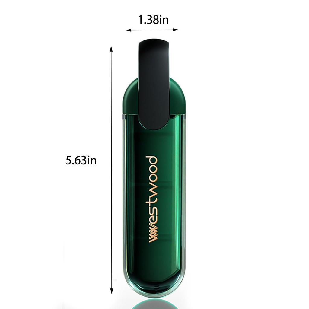 Kompakt Grön Resepillerdosa 3 Fack Bärbar Pillerlåda med Silikonhandtag Vattentät för Förvaring av Medicin