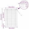 Aluminum Venetian Blinds Silver 130 x 90 cm
