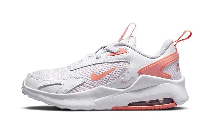 

Nike Air Max Bolt Cushioning, Wear Resistant Low top Running Shoes Pink White Children Aged 3 7 Years Old CW1627-501 28