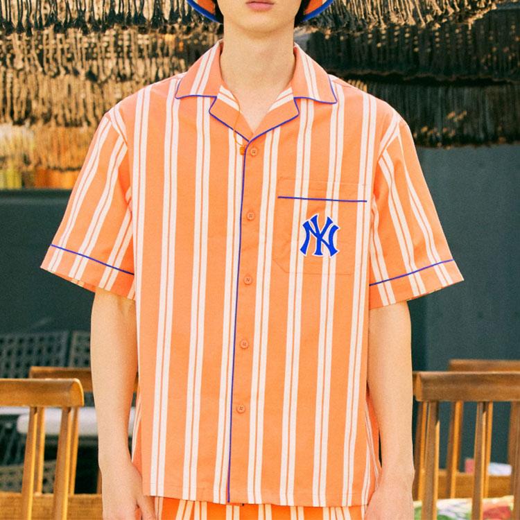 New MLB New York Yankees Shirt Unisex Orange 3AWS60123-50ORL