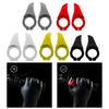 Bike Handlebar Thumb Rest, Anti-Slip Bicycles Handle Rest Handlebar Adjustable Handlebar Thumb Grips Auxiliary Handlebar  White